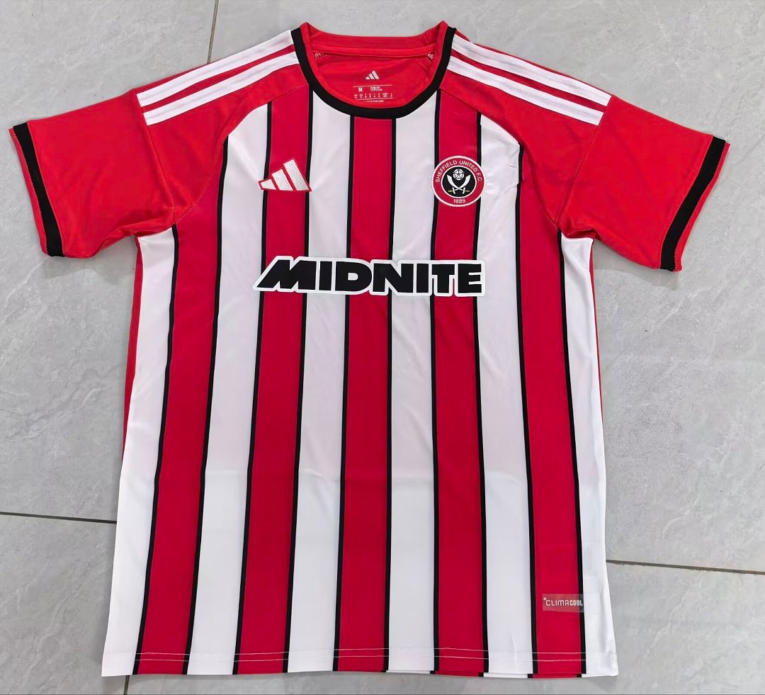 7538ef3c 26-27 Sheffield United Home Red White Soccer Jersey AAA - Image 1