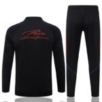 2026-27 Paris Black Soccer Tracksuit Uniform - Image 3