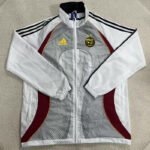 26-27 Algeria Grey White Windbreaker  Soccer Jacket
