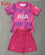 2026-2027 Tottenham Hotspur Goalkeeper Pink  kids/youth  Soccer uniform