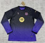 2026-2027 Barcelona Away Black Purple Long sleeves Soccer Jersey AAA