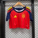 2026-27 Spain Home Red Women Soccer Short Jersey AAA