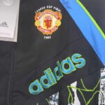 2026 Manchester United Black Windbreaker  Soccer Jacket - Image 4