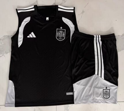 2026-27 Spain Black Vest Soccer Uniform