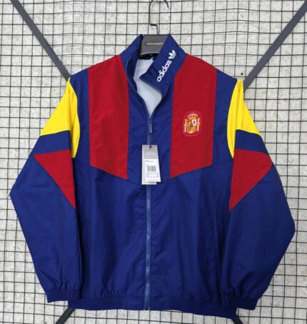 2026 World Cup Spain Red Blue Windbreaker  Soccer Jacket