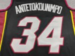2026  NBA Miami Heat Black #34  Jersey - Image 3