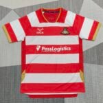 2026-2027 Doncaster Rovers Home Red White Soccer Jersey AAA