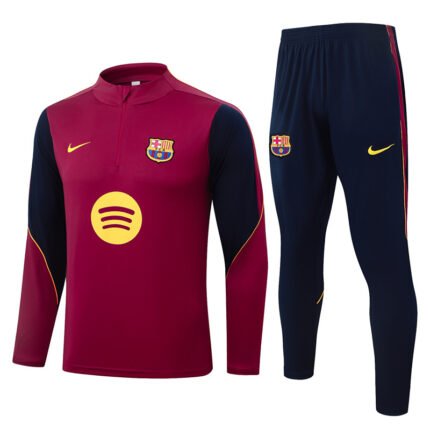 2026-27 Barcelona Red Soccer Tracksuit Uniform