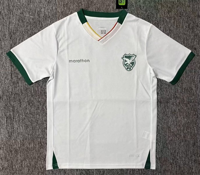 82e89fc4 2026-27 Bolivia Away White Soccer Jersey AAA - Image 1