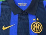 Player version 2026-27 Inter Milan Home Blue&Black Kids/Youth Soccer Uniform - Image 2