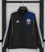 2011-12 Chelsea Black Windbreaker  Soccer Jacket