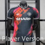 Player version 26-27 Manchester United Black Red Soccer Jersey AAA