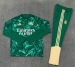 2026-27 Real Madrid Camouflage Green Soccer Tracksuit Uniform - Image 3