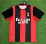 （S-4XL）2026-2027 AC Milan Home Bkack Red Soccer Jersey AAA
