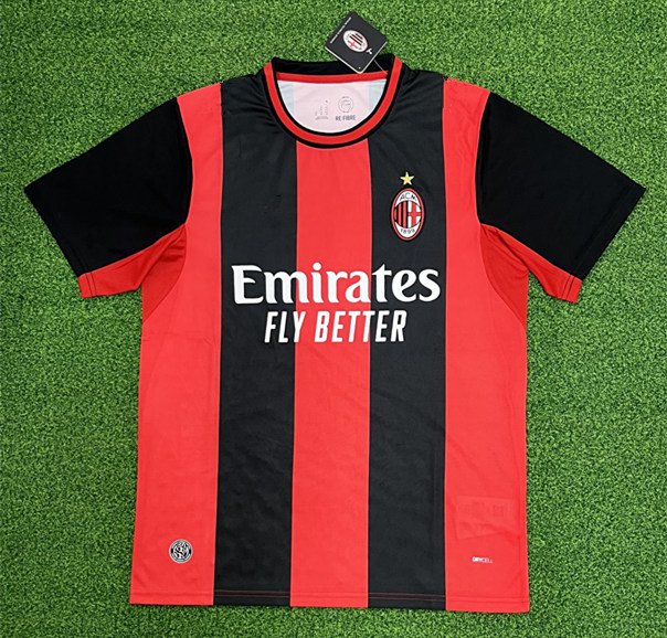 87121444 (S-4XL)2026-2027 AC Milan Home Bkack Red Soccer Jersey AAA - Image 1