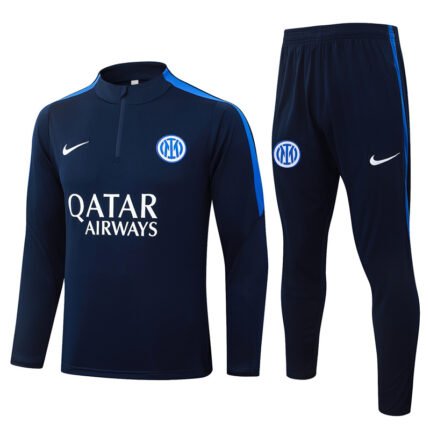 2026-27 Inter Milan Royal Blue Soccer Tracksuit Uniform