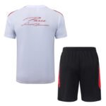2026-27  Paris White Short Soccer Uniform - Image 3