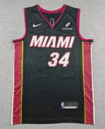 2026  NBA Miami Heat Black #34  Jersey