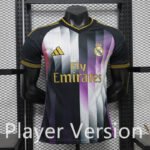 Player version 26-27 Real Madrid Black Purple Soccer Jersey AAA