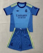 2026-27 Real Madrid  Goalkeeper Lake Blue Soccer uniform