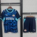 2026-2027 Eindhoven Third Away Blue kids/youth  Soccer uniform