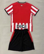 2026-27 Athletic Bilbao Home Red White  kids/youth Soccer uniform - Image 2