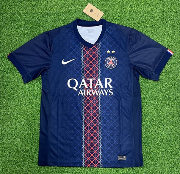 8f7b9a28 2star 2025-26 Paris Home Blue Red Soccer Jersey AAA - Image 1