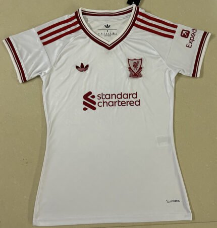 2026-27 Liverpool Away White Women Soccer Jersey AAA