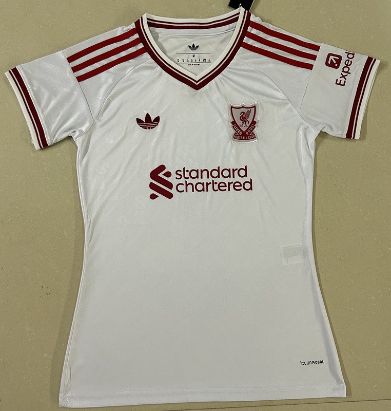 9004fbe7 2026-27 Liverpool Away White Women Soccer Jersey AAA - Image 1