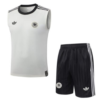 2026-27 Germany Beige Tracksuit Vest Soccer Uniform