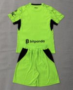 2026-2027 AC Milan Goalkeeper Green kids/youth  Soccer uniform - Image 2