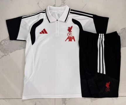 2026-2027 Liverpool White Polo Soccer Uniform