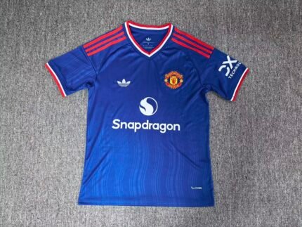 2026-2027 Manchester United  Away Blue Soccer Jersey AAA
