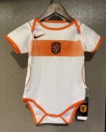 2026-2027 Netherlands Away  White  Baby Soccer Uniform