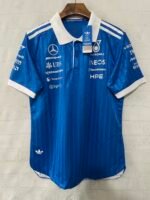 （S-5xl)2026-2027 F1 Mercedes Blue Racing Suit