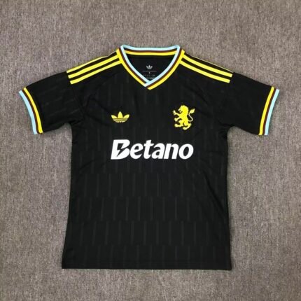 2026-2027  Aston Villa Away Black  Soccer Jersey AAA