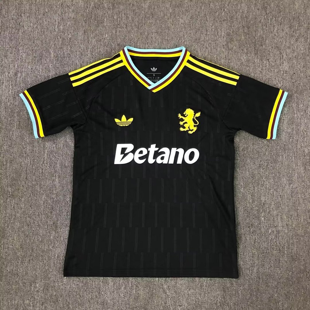 9c190466 2026-2027 Aston Villa Away Black Soccer Jersey AAA - Image 1