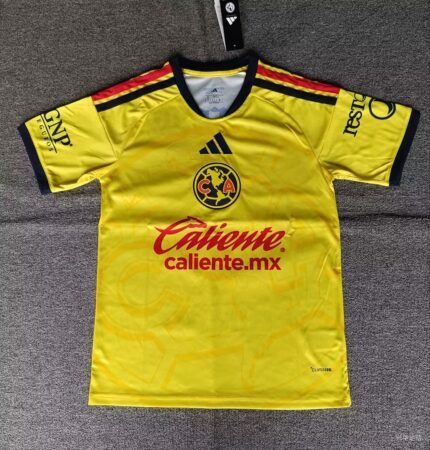 2026-2027 Club América Home Yellow Soccer Jersey AAA
