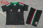 2026-2027 Mexico 2nd Away Black Kids/Youth Soccer Uniform
