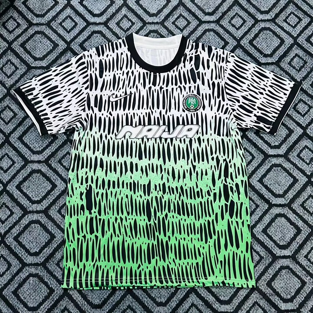 IMG_4435 2026-27 Nigeria White Green Soccer Jersey AAA - Image 1