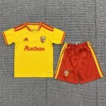 2026-2027 Lens Home Yellow kids/youth  Soccer uniform
