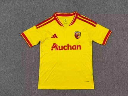 26-27 Lens Home Yellow Thailand Soccer Jersey AAA