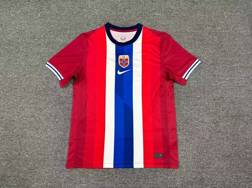 IMG_4610 2024 Norway Home Red Soccer Jersey AAA - Image 1