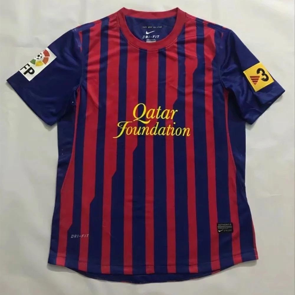 IMG_4933 Retro Version 2011 Barcelona Home Red Blue Thailand Soccer Jersey AAA - Image 1