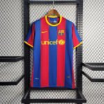 Retro Version 2010-11 Barcelona Home Red Blue Thailand Soccer Jersey AAA