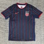 2025-26 USA Away Blue Red Soccer Jersey AAA