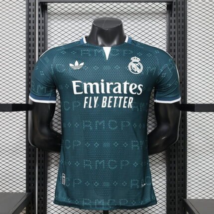 Player version 26-27 Real Madrid  Away Green Soccer Jersey AAA