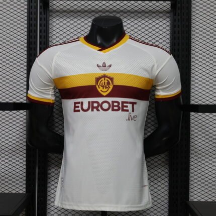 Player version 2026-2027 Roma Away White Soccer Jersey AAA