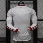Player Version 2026-27 Liverpool Away White Long-sleeved  Soccer Jersey AAA - Image 2