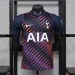 Player version 26-27 Tottenham Hotspur Away Black Purple Soccer Jersey AAA